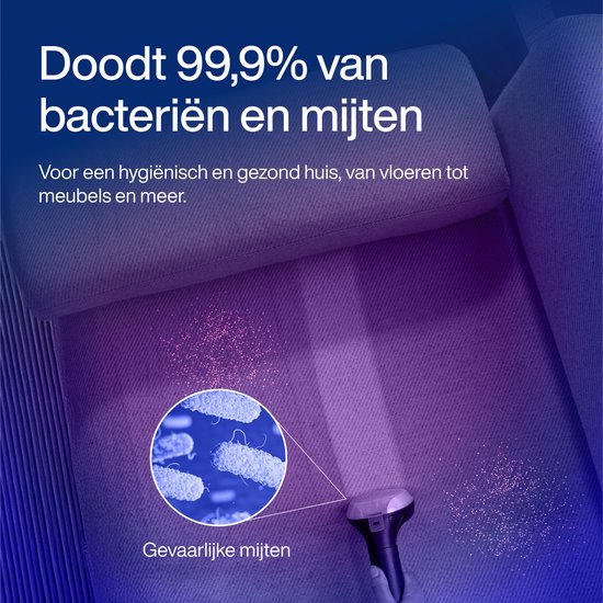 Tapijtreiniger PowerClean Pro 1800W - Stoomreiniger en vlekkenreiniger - 8 Opzetstukken - 100° Stoom - Bankreiniger - Meubelreiniger - Handstomer - Matrasreiniger - Samako