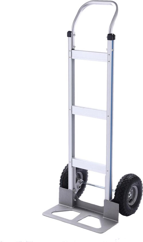 BRASQ Steekwagen Opvouwbaar Aluminium - Draagvermogen 250 KG - Transportwagen - Plateauwagen - Steekkar