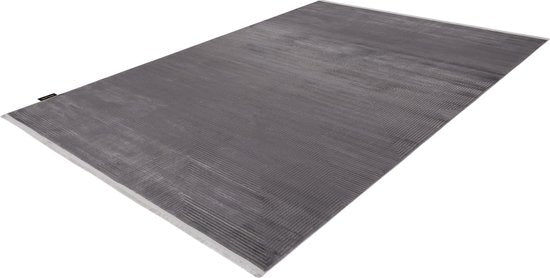 Pierre Cardin by Lalee - Garnier - Luxe Vloerkleed met 3D-effect en Franjes - 200 x 290 cm - Acryl & Katoen - Graphite