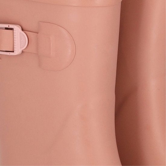 Xq Footwear Dames Regenlaars Riem Rubber Pink - Laarzen - Maat 39