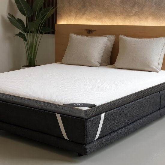 Twin Motion® Topper 160x200 cm - Topdekmatras - Matrastopper - Hybride Gel Traagschuim - Medium Hardheid - 8 cm Dik