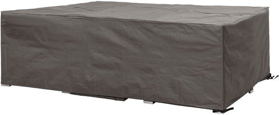 Perel Buitenhoes voor tuinset, grijs, rechthoekig, 280 cm x 230 cm x 80 cm