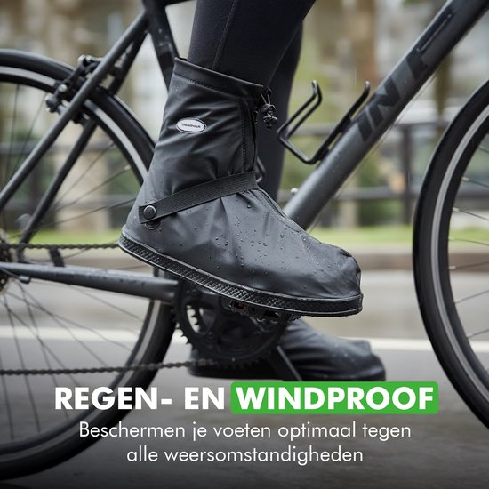 Travelhawk Overschoenen - Waterdicht - Regenschoenen - Schoenhoesjes - 42-45 - Zwart