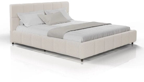 Gestoffeerd Bed Florence - 180x200cm - Beige
