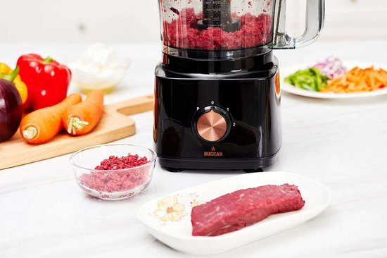 Buccan – Keukenmachine – 8in1 multifunctionele keukenmachine – Rose goud