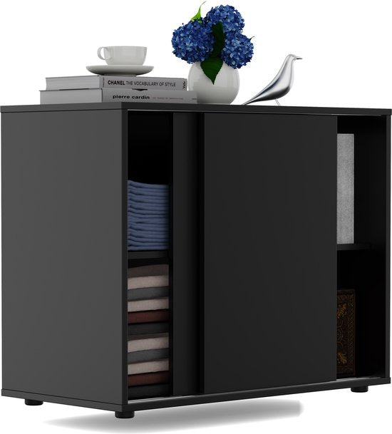 Wandkast onder schuine wand zolder slaapkamer - kast dressoir 65 cm hoog