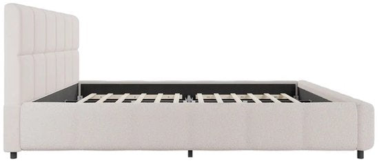 Gestoffeerd Bed Florence - 180x200cm - Crème