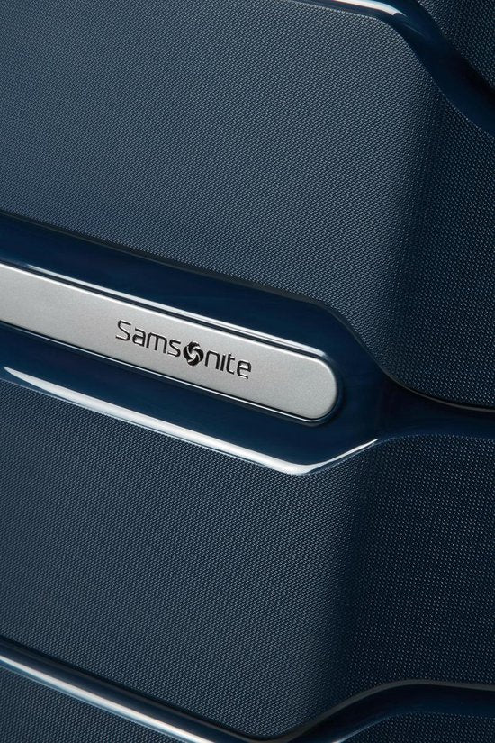 Samsonite Reiskoffer - Flux Spinner 55/20 Uitbreidbaar (Handbagage) Navy Blue