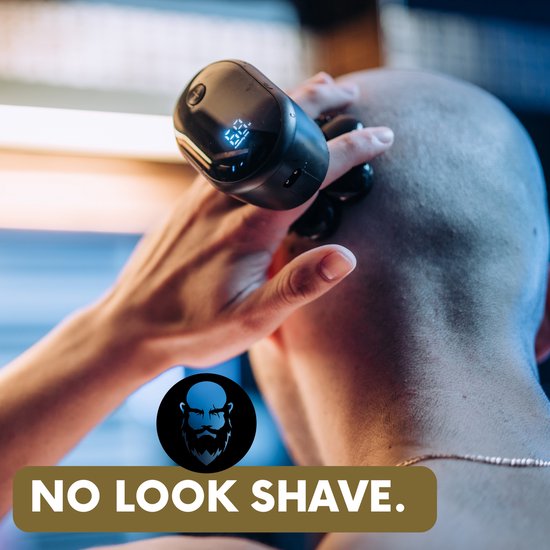 6-in-1 Scheerapparaat Mannen – Trimmer - Sansbeauté® SkullSharp Classic - Elektrische Gezichts- & Hoofdscheren - Hoofd Kaal Scheren – Elektrisch - Nat & Droog