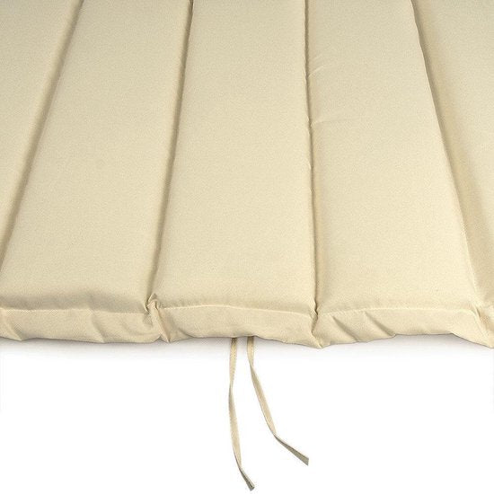 Matras voor ergonomisch ligbed - tuinkussen - crème