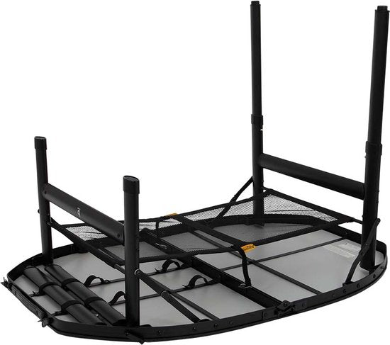 Bo-Camp - Industrial - Tafel - Northgate - Ovaal - Koffermodel - 100x70 cm