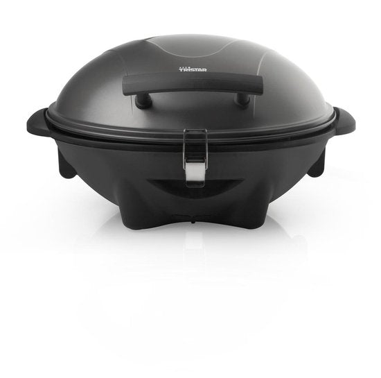 Tristar BQ-2816 Elektrische Barbecue - BBQ Elektrisch - Barbecuegrill Staand - Te gebruiken als Tafelbarbecue - Grillplaat 46 x 35 cm - Zwart