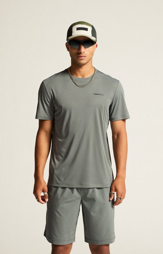 Craft Heren Sportshirt – Core Essence SS Tee 2 – Leaf – Maat M
