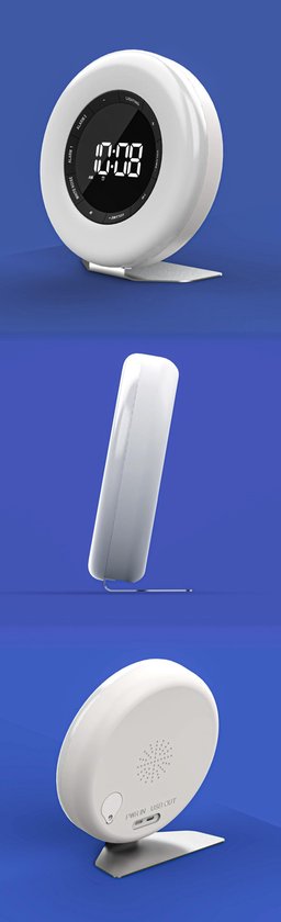 Denver Wake Up Light - FM Wekkerradio - Sluimer - Lichtwekker - Witte Ruis - CRL342