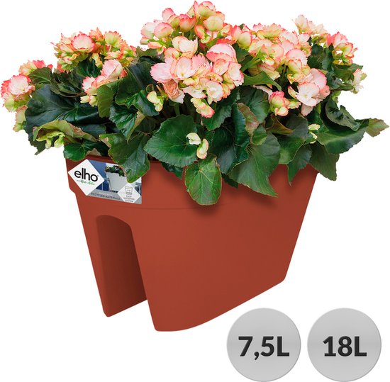 Elho loft urban flower bridge 30 - Brique