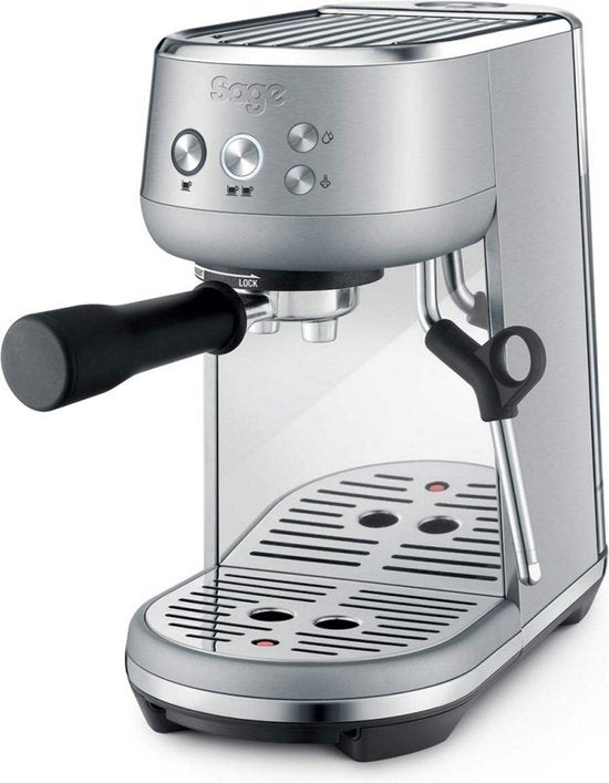 Sage – The Bambino Espressomachine – 1,4 l & 15 Bar – Voorzien Van Thermojet-verwarmingssysteem En Krachtig Stoompijpje – Voor Baristakwaliteit En Latte Art – Zilver Roestvrij Staal