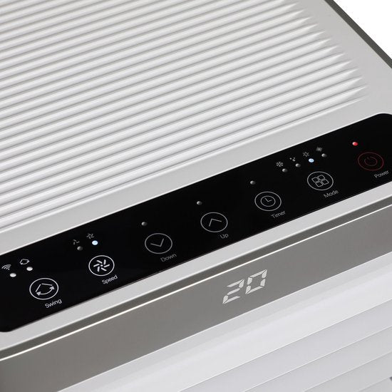 Monzana Mobiele Airco MZKA1000 - 4in1 Inclusief App-bediening - Wit