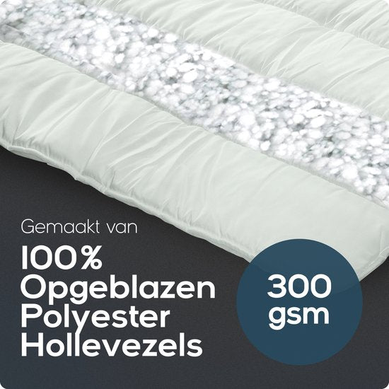 Sleeptime 2 in 1 Dekbed - Dekbed zonder Overtrek - 240x200 - Grijs