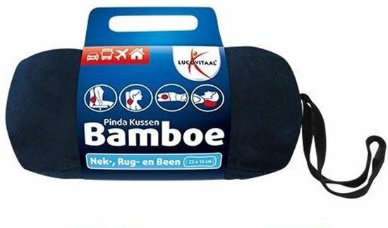 Lucovitaal Bamboe Nek Kussen Wit