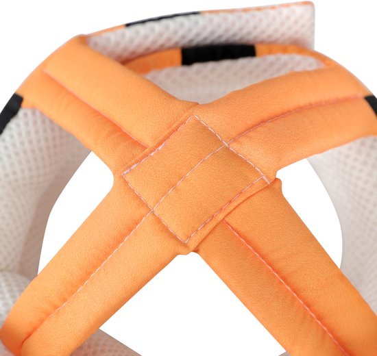 Premium Zachte Baby Veiligheidshelm - Hoofdbescherming met Comfortabel Kussen - Lichtgewicht, Ademend en Verstelbaar - Ideaal voor Peuters bij Leren Lopen - Tijger