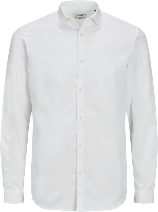 Jack & Jones Cardiff Shirt - Lange Mouw - Wit - Maat L