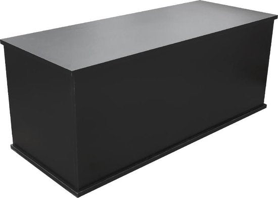 VDD Opbergkist - 100x40x40 cm – Speelgoed- en Dekenkist – Zwart