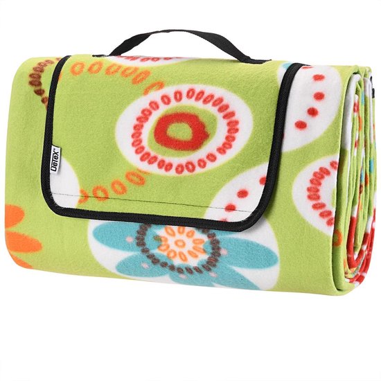 Detex Picknickkleed 200x200cm XXL - Waterdicht Opvouwbaar - Gebloemd