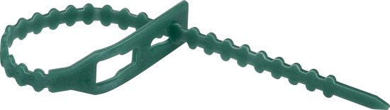 BLACK+DECKER Plantenbinders -100 Stuks Plantenklemmen - Verstelbare Plantenclips - Kunststof - Groen