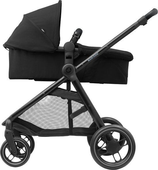 Maxi-Cosi Zelia³ kinderwagen - Essential Black (zwart frame + zwart leer)