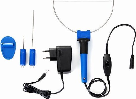 Velleman 3-in-1 piepschuimsnijder, inclusief 3 opzetstukken en voedingsadapter, 8 W