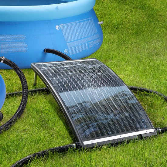 Monzana Zwembadverwarming Solar - 10000 L/h - 32&38mm – Verstelbaar