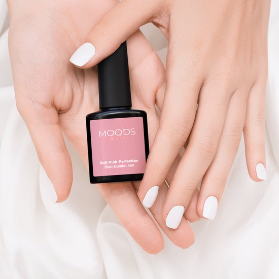 Moods Gellac BIAB - Builder in een Fles – BIAB Nagel Builder Gel - Nude Pink - HEMA & TPO Vrij