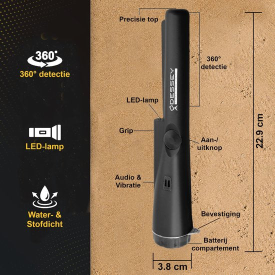 ODESSEY Pinpointer Metaaldetector - Target Edition