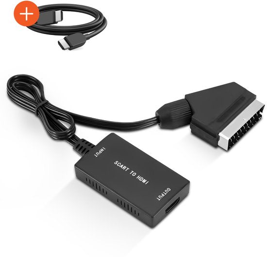 Scart naar HDMI Converter - Switch voor HDMI Adapter - TV Splitter - Ook voor Smart TV - Skoov