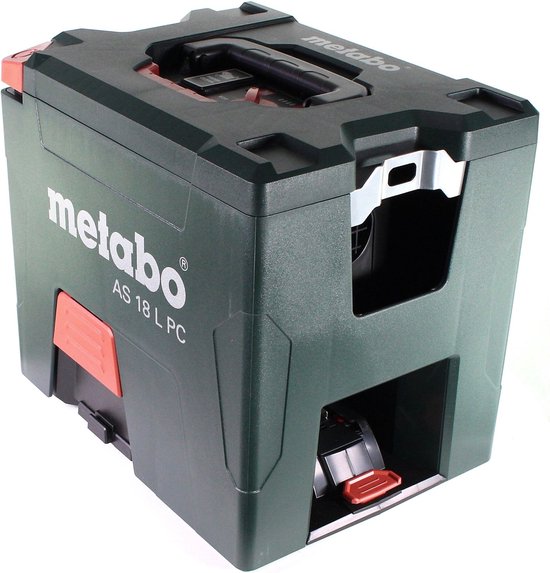 Metabo AS 18 L PC Li-Ion accu alleszuiger / bouwstofzuiger body - L-Klasse - 7,5L