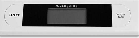 Monzana Babyweegschaal Digitaal – met LED Scherm / tot 20 KG – Wit