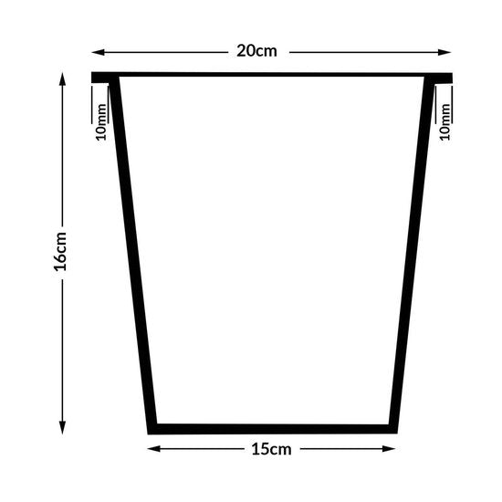 Casaria Plantenbak Polyrattan 95x27x60cm met Waterafvoer - Zwart