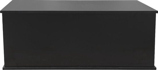 VDD Opbergkist - 100x40x40 cm – Speelgoed- en Dekenkist – Zwart