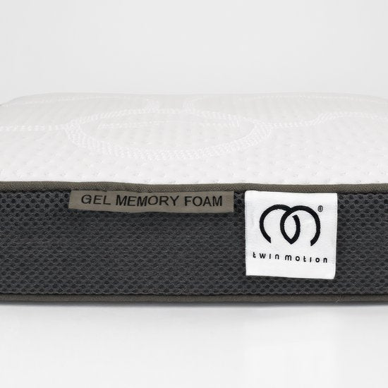 Twin Motion® Topper 160x200 cm - Topdekmatras - Matrastopper - Hybride Gel Traagschuim - Medium Hardheid - 8 cm Dik