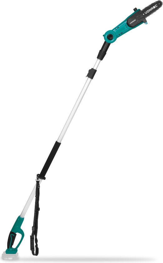 VONROC Telescopische Accu Kettingzaag 20V - Kantelbaar zaagblad - Traploos verlengbaar - Zonder accu en snellader