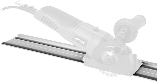 VONROC Geleiderail set voor mini cirkel- en invalzagen – 2x500mm (1000mm totaal) - 2 stuks – Voor S CS503AC