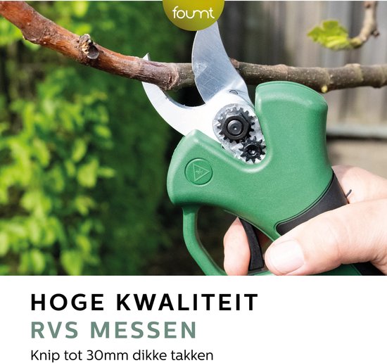 Elektrische snoeischaar - Groen