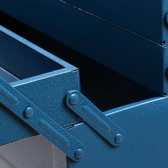 Monzana Gereedschapskoffer - Staal 53x20x20cm - Blauw