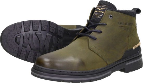 Heren Veterschoenen Pme Legend Pme Legend Fleetman Khaki - Maat 43