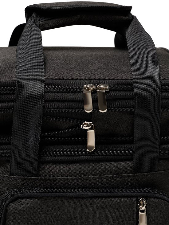 Koeltas Lunch - Koeltasje Klein - 15 Liter Lunchtas Volwassen - Lunch Bag voor Dames & Heren - Zwart - Sunflake