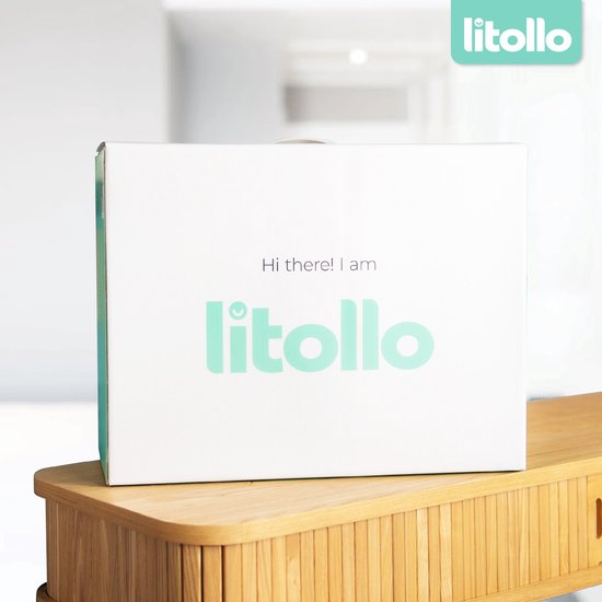 Litollo® Zwangerschapskussen XXL - Voedingskussen - Lichaamskussen - Body pillow - 280cm - Zachte fleece stof - Grijs - Met gratis extra afneembare hoes (t.w.v. €29,95)