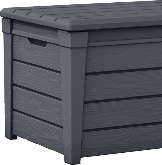 Keter Brightwood Opbergbox - 455L - 145x69,7x60,3 cm - Grafiet
