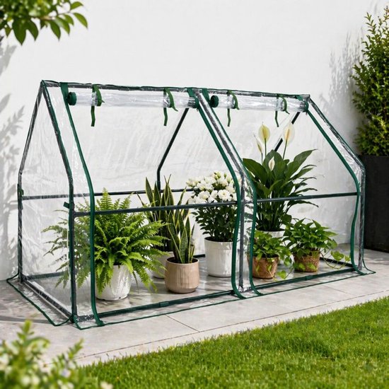Ceruzo Kweekkas 180 cm – Foliekas – 2 Deuren – Broeikas – Tuin- 180 x 90 x90cm