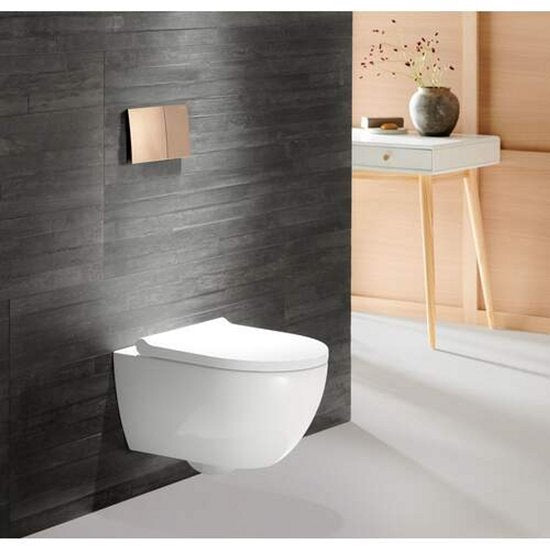 Geberit Acanto Wandclosetpack - diepspoel- turboflush 36x53cm - closetzitting - softclose - quick release - wit