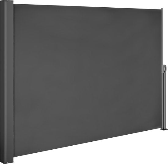 Casaria Windscherm Nosara - 160x300cm Uitschuifbaar – Antraciet